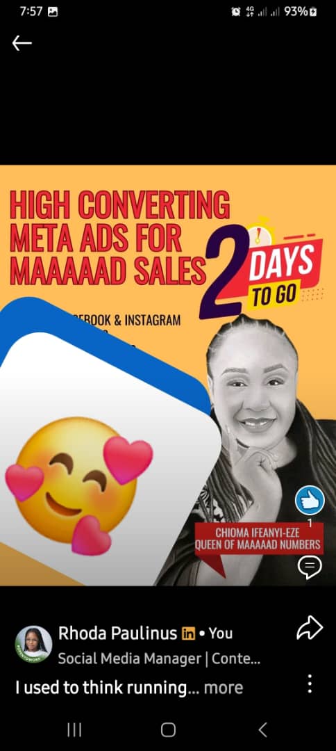 Meta Business Ads Certification certificate